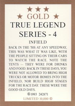 1993 Hilton G. Hill Gold True Legend Series 4 #NNO Infield Back