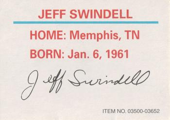 1997 Racing Champions World Of Outlaws #03500-03652 Jeff Swindell Back