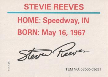 1997 Racing Champions World Of Outlaws #03500-03651 Stevie Reeves Back
