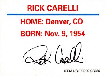 1997 Racing Champions Craftsman Truck #08200-08359 Rick Carelli Back