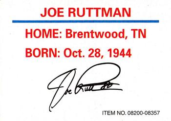 1997 Racing Champions Craftsman Truck #08200-08357 Joe Ruttman Back