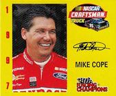 1997 Racing Champions Mini Craftsman Truck #09812-08378 Mike Cope Front
