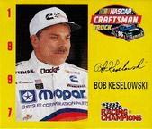 1997 Racing Champions Mini Craftsman Truck #09812-08362 Bob Keselowski Front