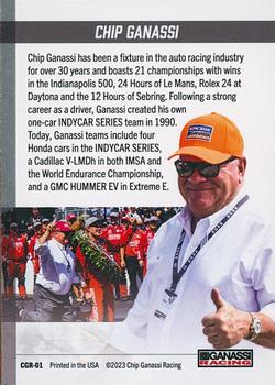 2023 Chip Ganassi Racing #CGR-01 Chip Ganassi Back