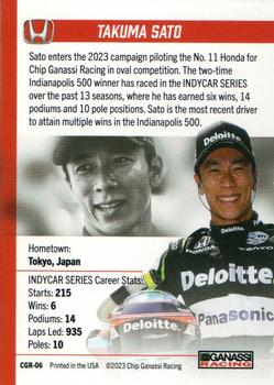 2023 Chip Ganassi Racing #CGR-06 Takuma Sato Back