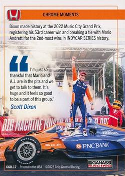2023 Chip Ganassi Racing #CGR-17 Scott Dixon Back