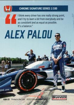 2023 Chip Ganassi Racing #CGR-33 Alex Palou Back