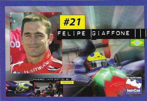 2003 IRL Season Fan Guide - Oversize #NNO Felipe Giaffone Front