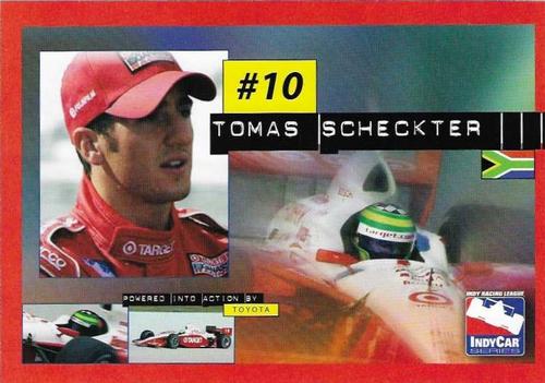 2003 IRL Season Fan Guide - Oversize #NNO Tomas Scheckter Front