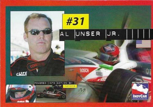 2003 IRL Season Fan Guide - Oversize #NNO Al Unser Jr. Front