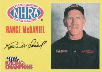 1996 Racing Champions NHRA Dragsters #08600-09723 Rance McDaniel Front