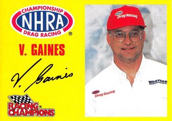 1997 Racing Champions NHRA Pro Stock #09950-09929 V. Gaines Front