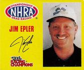 1997 Racing Champions Mini NHRA Funny Car #09198-09840 Jim Epler Front