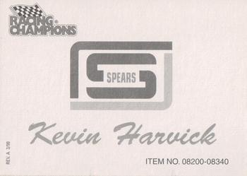 1998 Racing Champions Craftsman Truck #08200-08340 Kevin Harvick Back