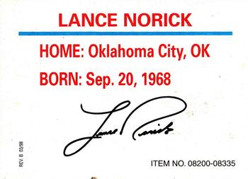 1998 Racing Champions Craftsman Truck #08200-08335 Lance Norick Back