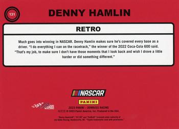 2023 Donruss #131 Denny Hamlin Back