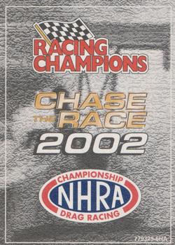 2002 Racing Champions NHRA #779329-6HA Del Worsham Back