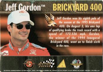 1995 Action Action Packed Brickyard 400 #NNO Jeff Gordon Back
