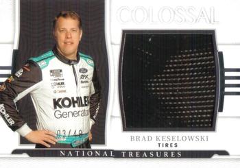 2022 Panini National Treasures - Colossal Race Used Tires #RUF-BK Brad Keselowski Front