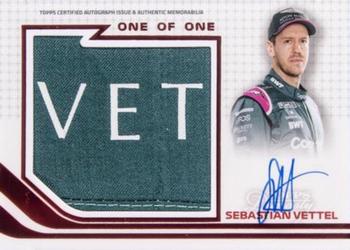 2021 Topps Dynasty Formula 1 - Dynasty Autograph Nameplate Jumbo Relic #ANJP-SV Sebastian Vettel Front