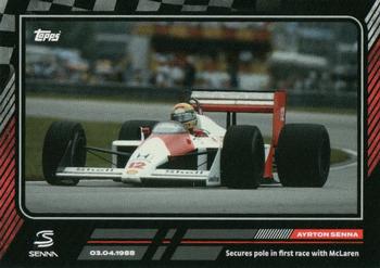 2023 Topps The Story of Senna #NNO Ayrton Senna Front