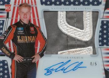2022 Panini National Treasures - Rookie Patch Autographs Stars & Stripes #105 Tyler Ankrum Front