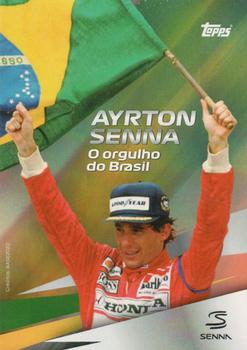 2022 Topps Ayrton Senna Brazil Grand Prix #NNO Ayrton Senna Front