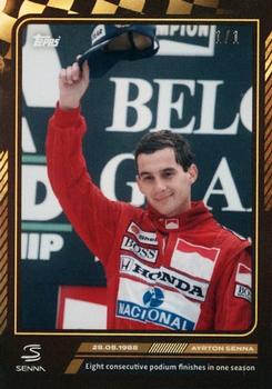 2023 Topps The Story of Senna - Gold #NNO Ayrton Senna Front