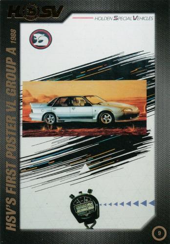 2007 HSV Anniversary Card Collection #9 HSV's First Poster VL Group A 1988 Front