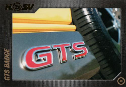 2007 HSV Anniversary Card Collection #68 GTS Badge Front