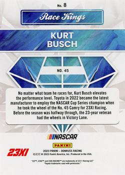 2023 Donruss - Carolina Blue #8 Kurt Busch Back
