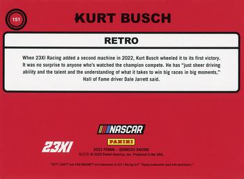 2023 Donruss - Carolina Blue #151 Kurt Busch Back