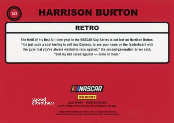 2023 Donruss - Carolina Blue #153 Harrison Burton Back