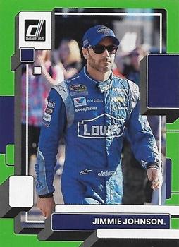 2023 Donruss - Lime Green #34 Jimmie Johnson Front