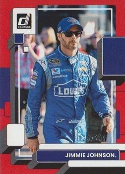 2023 Donruss - Red #34 Jimmie Johnson Front