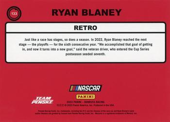 2023 Donruss - Red #133 Ryan Blaney Back