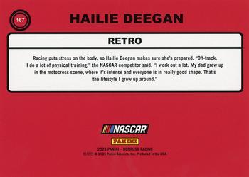 2023 Donruss - Red #167 Hailie Deegan Back