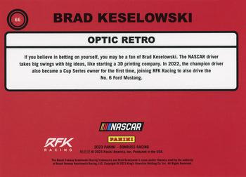2023 Donruss - Optic #66 Brad Keselowski Back