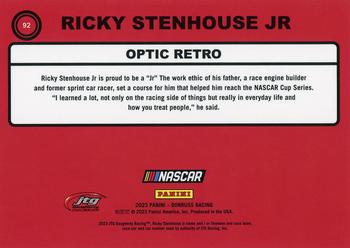 2023 Donruss - Optic #92 Ricky Stenhouse Jr. Back