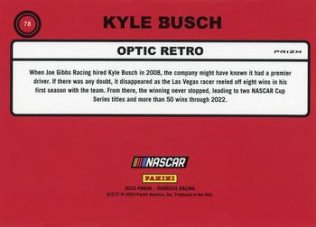 2023 Donruss - Optic Carolina Blue Wave #78 Kyle Busch Back