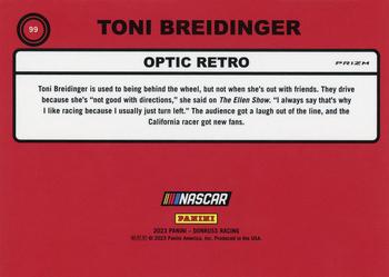 2023 Donruss - Optic Carolina Blue Wave #99 Toni Breidinger Back