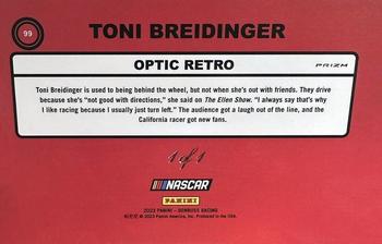 2023 Donruss - Optic Gold Vinyl #99 Toni Breidinger Back