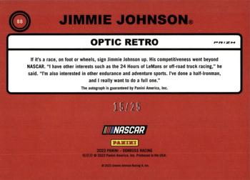 2023 Donruss - Optic Signatures Holo #88 Jimmie Johnson Back