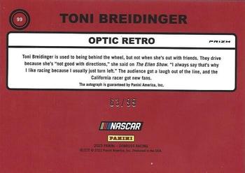 2023 Donruss - Optic Signatures Holo #99 Toni Breidinger Back