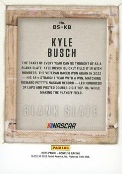 2023 Donruss - Blank Slate #BS-KB Kyle Busch Back