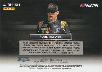 2023 Donruss - Badge Of Honor #BH-KH Kevin Harvick Back