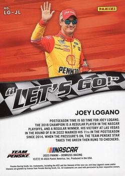 2023 Donruss - Let's GO #LG-JL Joey Logano Back