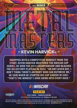 2023 Donruss - Metal Masters #MM9 Kevin Harvick Back