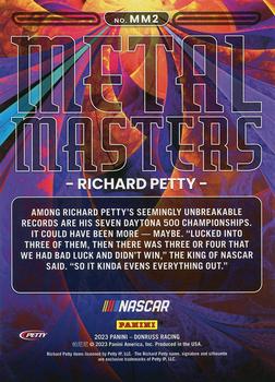 2023 Donruss - Metal Masters Checkers #MM2 Richard Petty Back