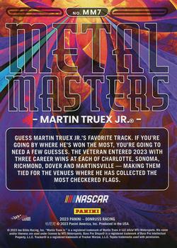 2023 Donruss - Metal Masters Checkers #MM7 Martin Truex Jr. Back